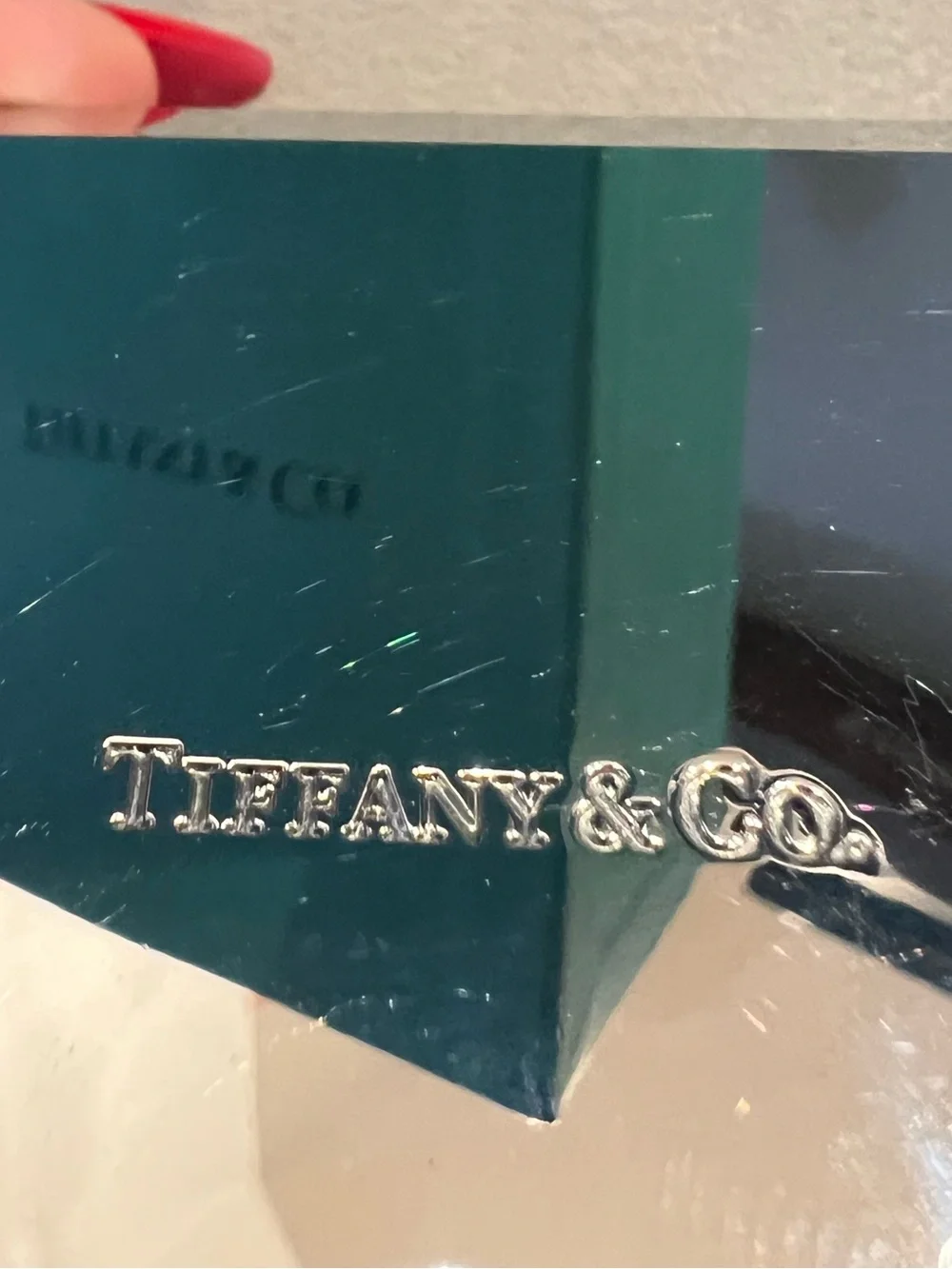 Tiffany & Co Empty Glass Cream Jar with Lid